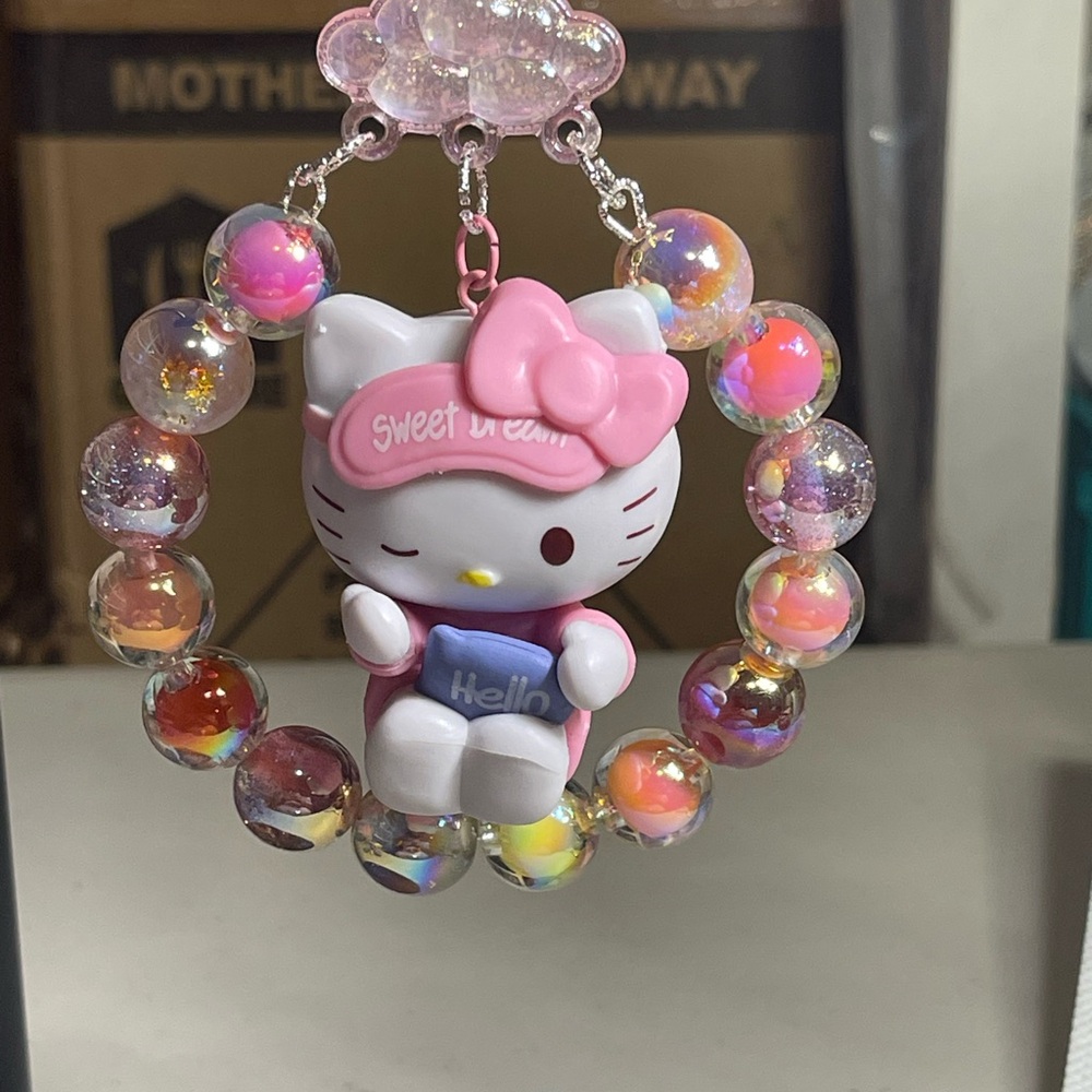 Hello Kitty Dreamy Pink and Multicolor Car Hanger - Picture 4 of 5